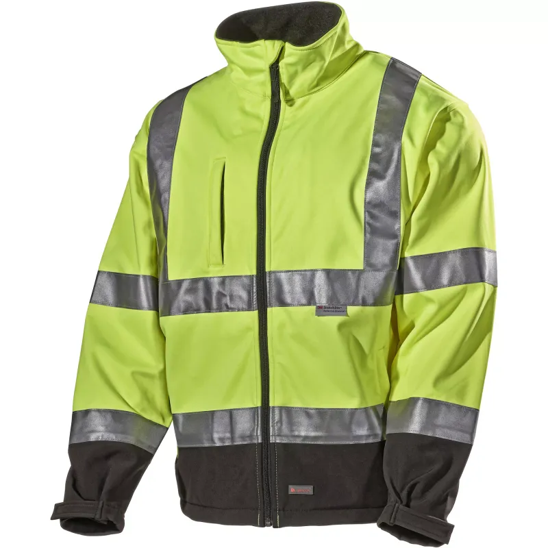 L.Brador 289P HiVis Softshelljas klasse 2