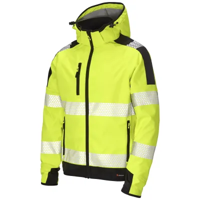 L.Brador 2033P HiVis Softshelljas klasse 2