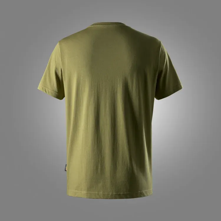 2588 Snickers T-shirt met klein logo KHAKI