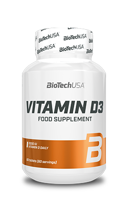 BiotechUSA Vitamin D3 60 tablets