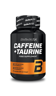 BiotechUSA Caffeine + Taurine 60 capsules