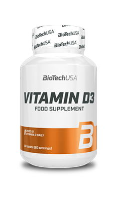 BiotechUSA Vitamin D3 60 tablets