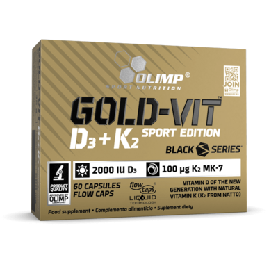 Gold-Vit D3+K2 Sport Edition (60 Capsules)