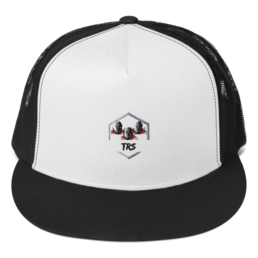 TRS Black Logo Multi-Color Trucker Cap