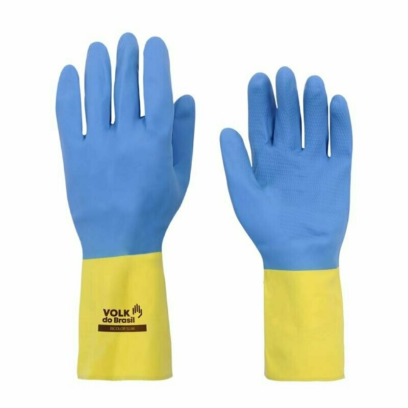 Luva Látex e Neopreme Bicolor Slim - VOLK