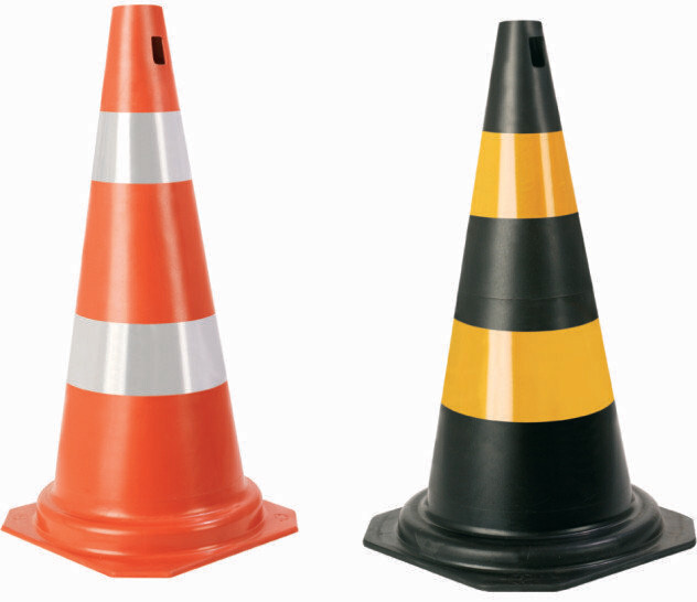 Cone PVC 75 cm - PLASTCOR