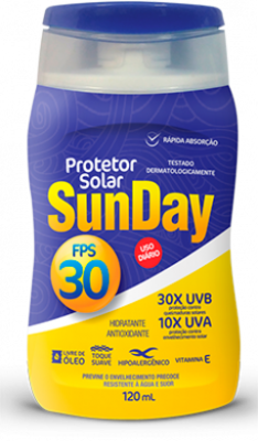 Protetor Solar FPS 30 120g - SUNDAY