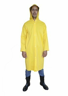Capa de Chuva PVC  Amarela - BRASCAMP