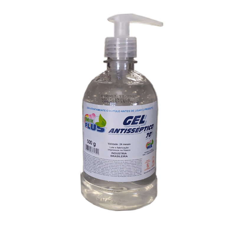 Álcool Gel 70 Tampa Pumpe   420ml