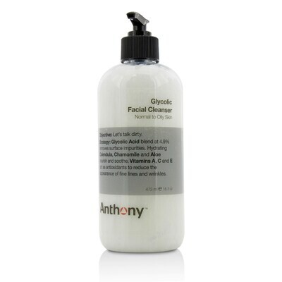 ANTHONY - Logistics For Men Glycolic Facial Cleanser - For Normal/ Oily Skin 61887 473ml/16oz