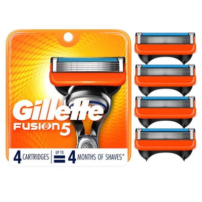 Gillette Fusion5 Men&#39;s Razor Blade Refills; 4 Count