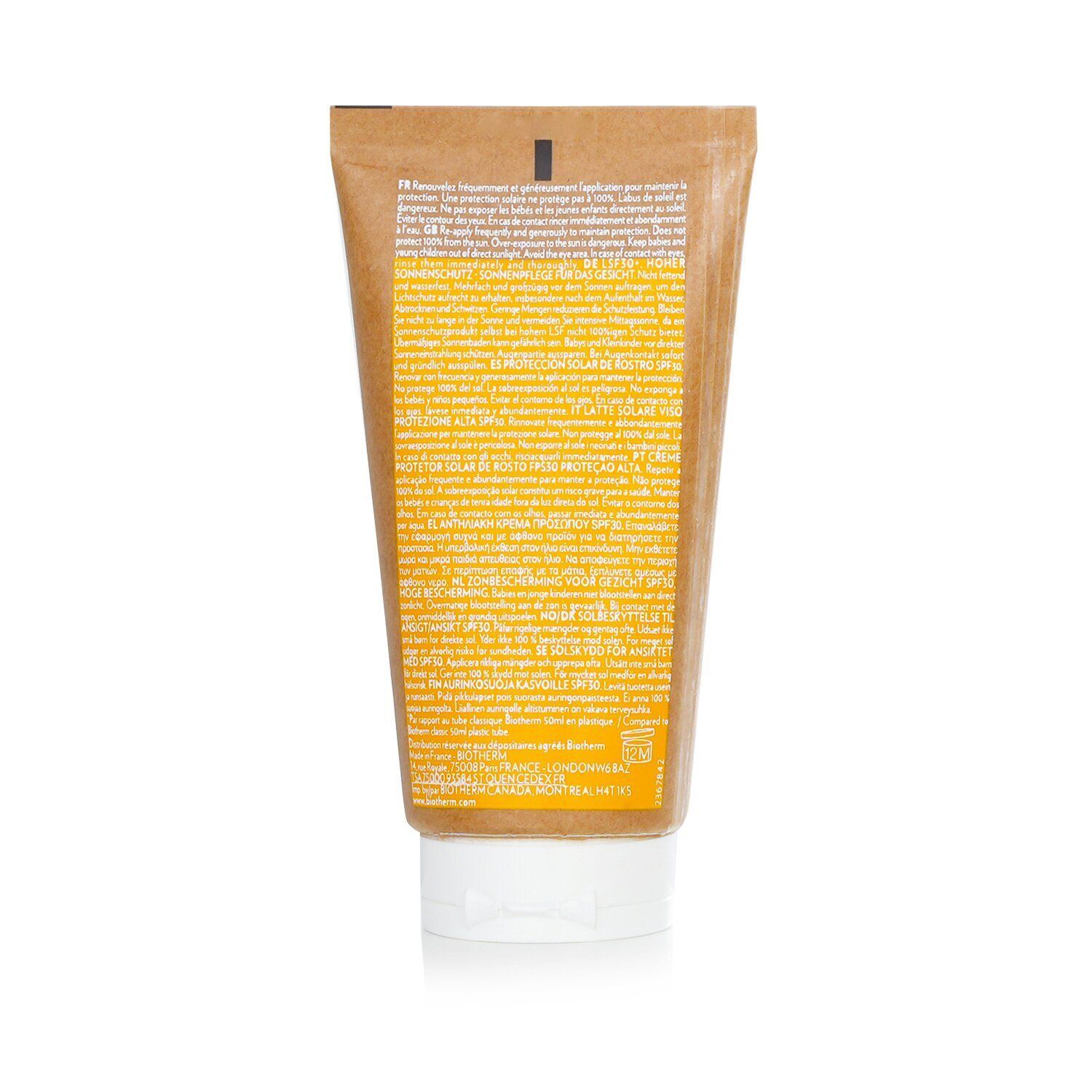 BIOTHERM - Waterlover Face Sunscreen SPF 30 76043 50ml/1.69oz