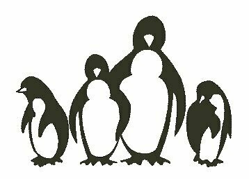 Stempel nr. 11 pinguïns