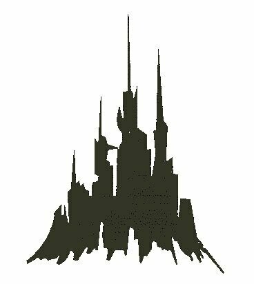 Stempel nr. 22 fantasykasteel (grote uitvoering)
