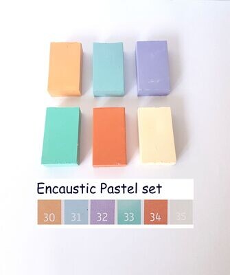 Wasblokjes Pastel Set - set van 6 wasblokjes