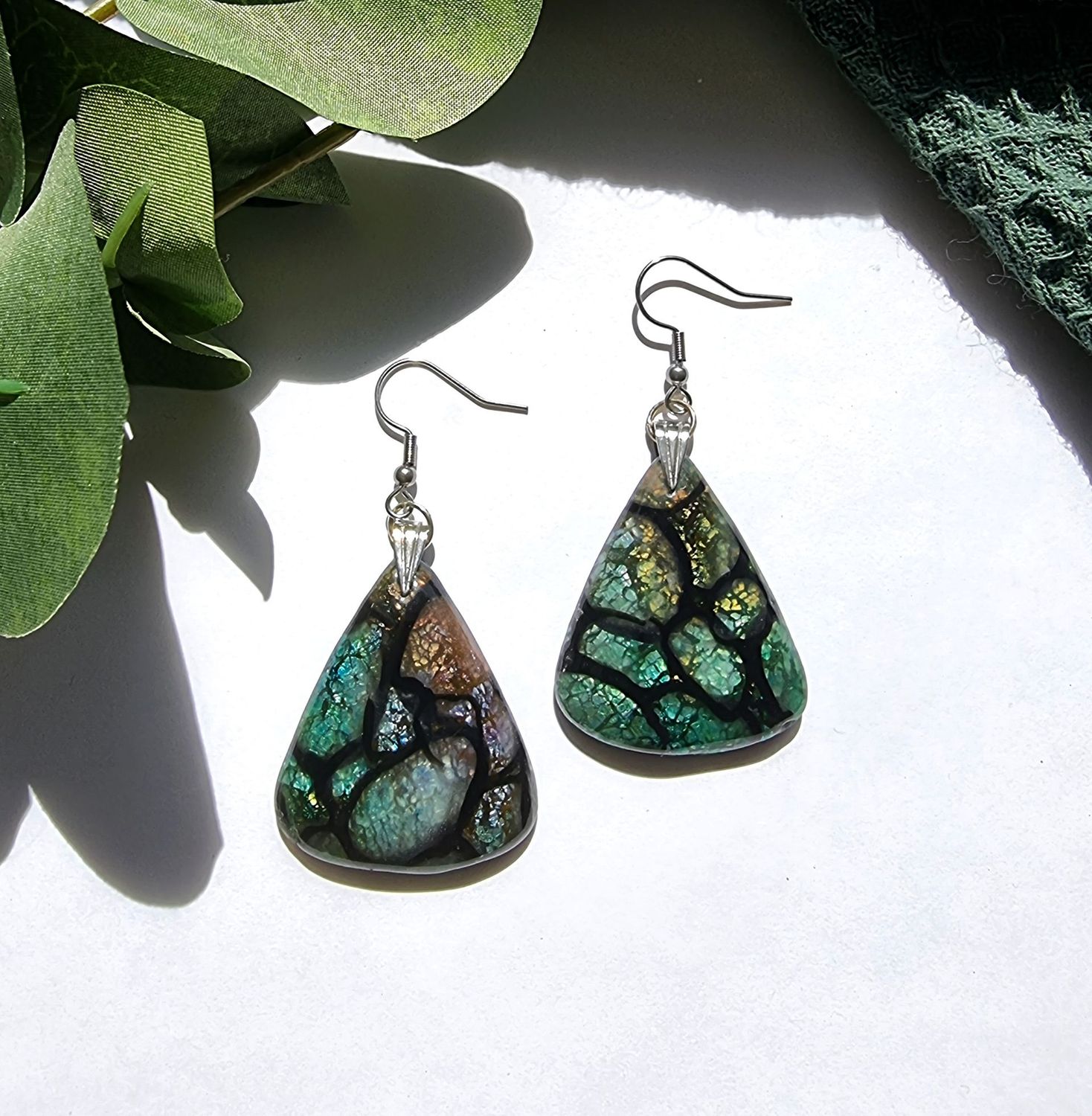 Oorbellen Faux Murano