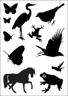 Encaustic stempelset dieren