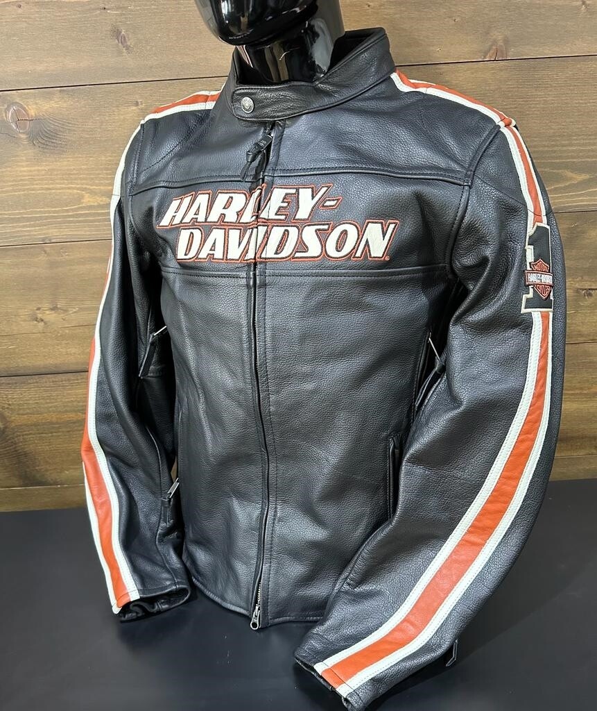 Leather on sale harley jacket