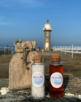 Whitby Sea Salt & Whitby 'Proper' Vinegar - Pocket Size