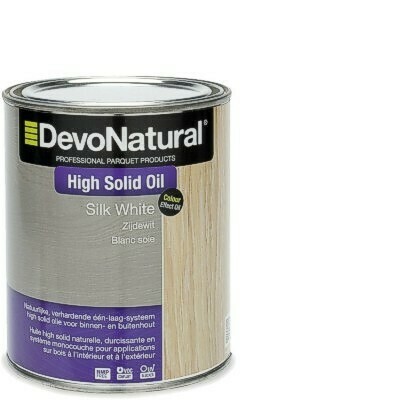 Devo Natural High Solid Oil Zijdewit 1L
