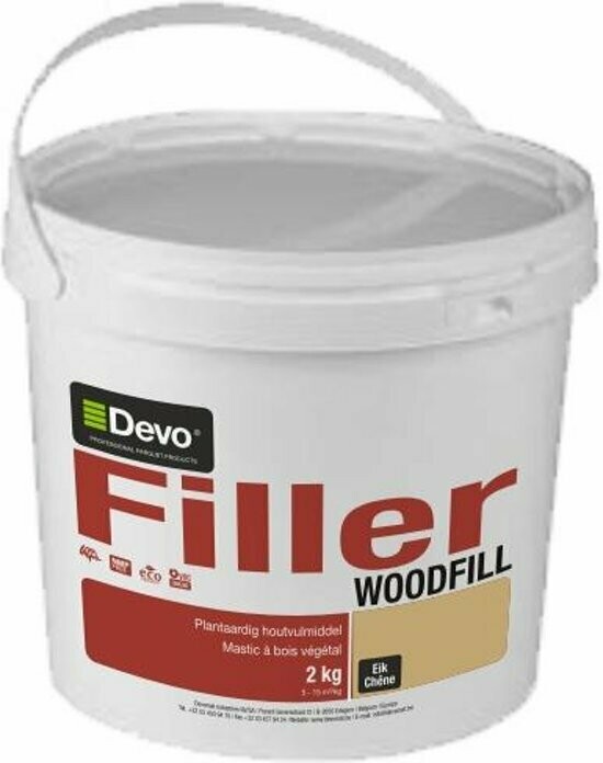 DevoNatural Woodfill - Eik - 0,5kg