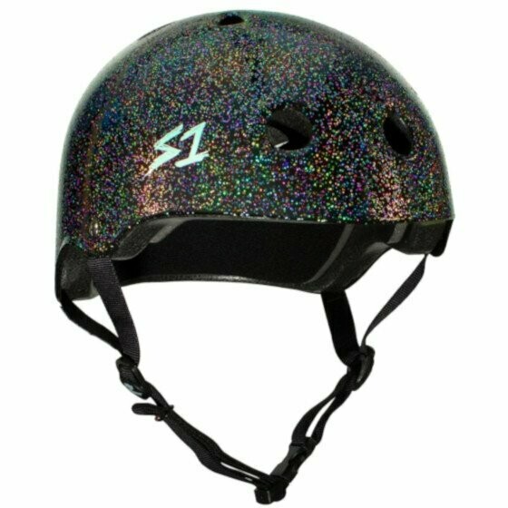 Casco S-One Lifer Glitter Negro