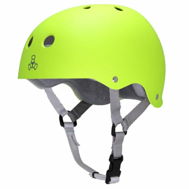 Casco Triple 8 Brainsaver Sweatsaver Neon Zest Rubber