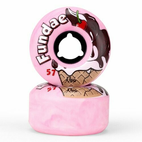 Moxi Fundae Bubble Gum Pink 57x34mm 4-Pack