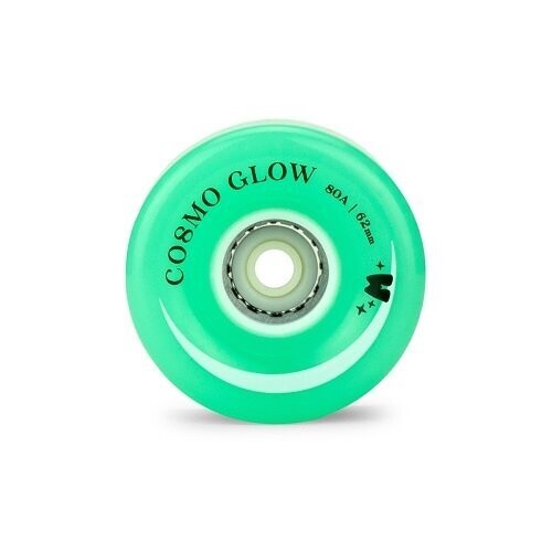 Moxi Cosmo Glow Wheels Galaxy Green LED light-up 62mm/80A 4-Pack Moxi Cosmo Glow Wheels Galaxy Green LED light-up 62mm/80A 4-Pack