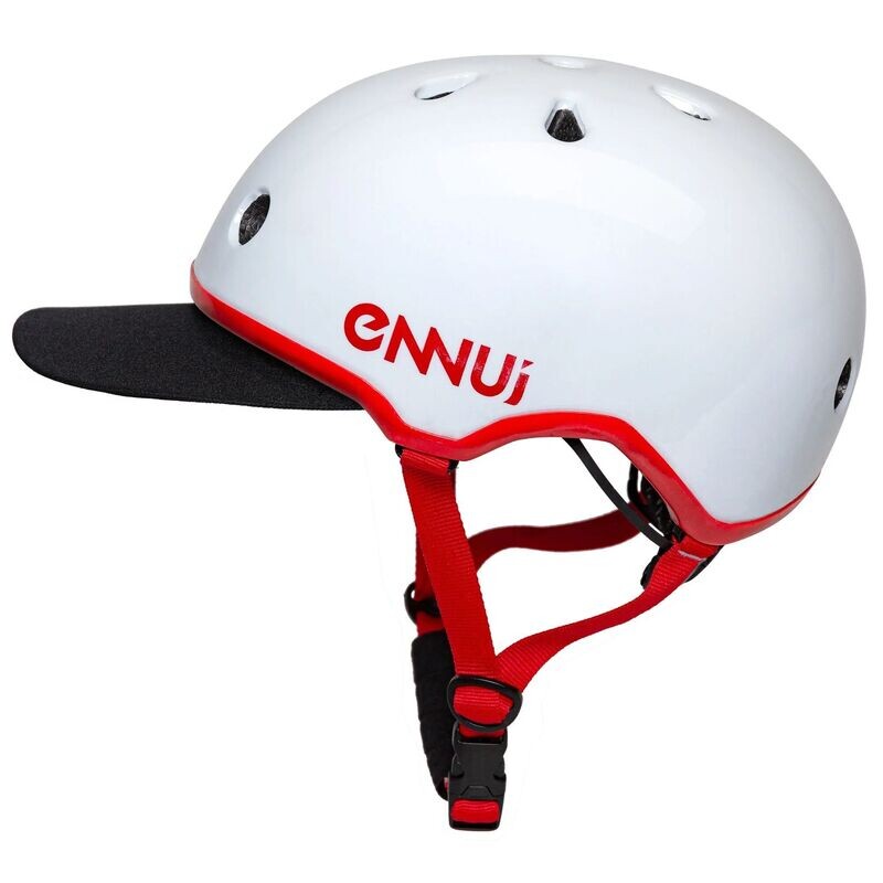 Casco Ennui Elite White Red shiny Casco Ennui Elite White Red shiny