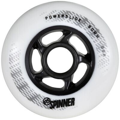 Powerslide Spinner 90/88A White 4 pack