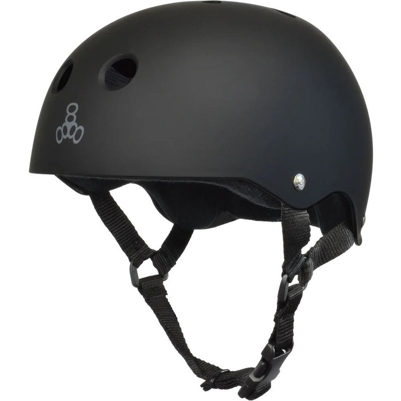 Casco Triple 8 Sweatsaver All black Rubber