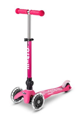 Micro Mini Deluxe Plegable Rosa LED