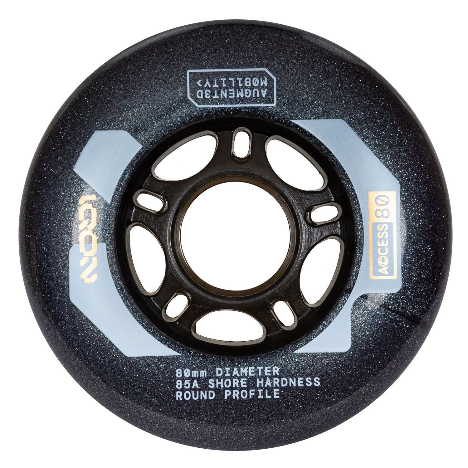 Powerslide Acces 80mm/85A Dark grey 4-pack