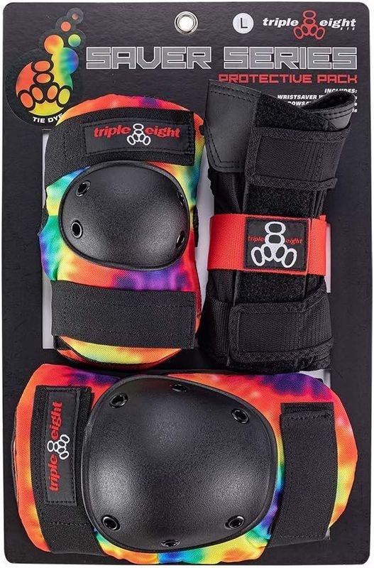 Triple 8 Saver Series 3 Pack Tie dye