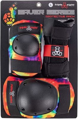 Triple 8 Saver Series 3 Pack Tie dye