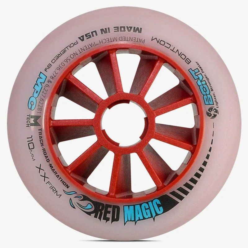 Bont Red Magic Hi-Low 3x110 1x100 XX-Firm 8-Pack