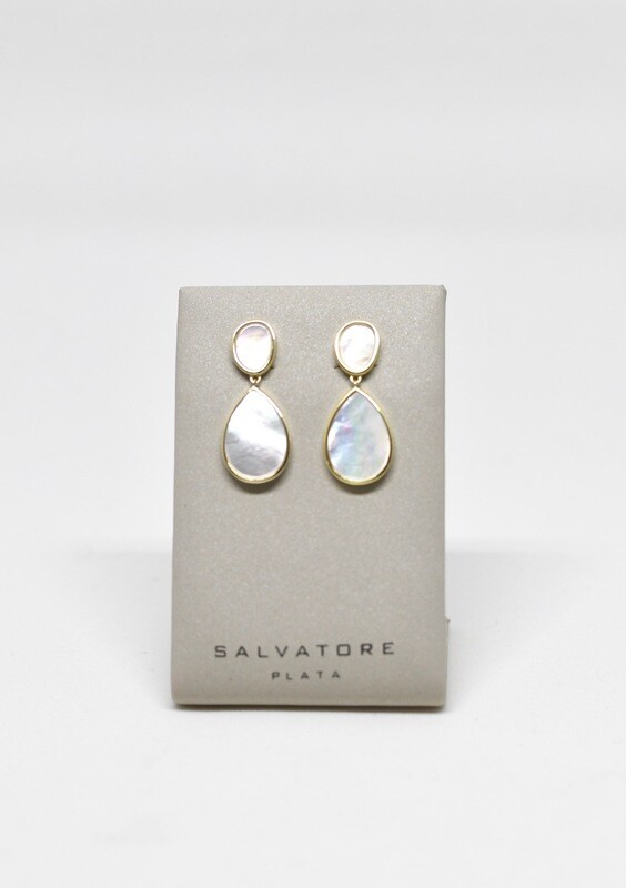 Boucles d'oreilles en argent 925 doré