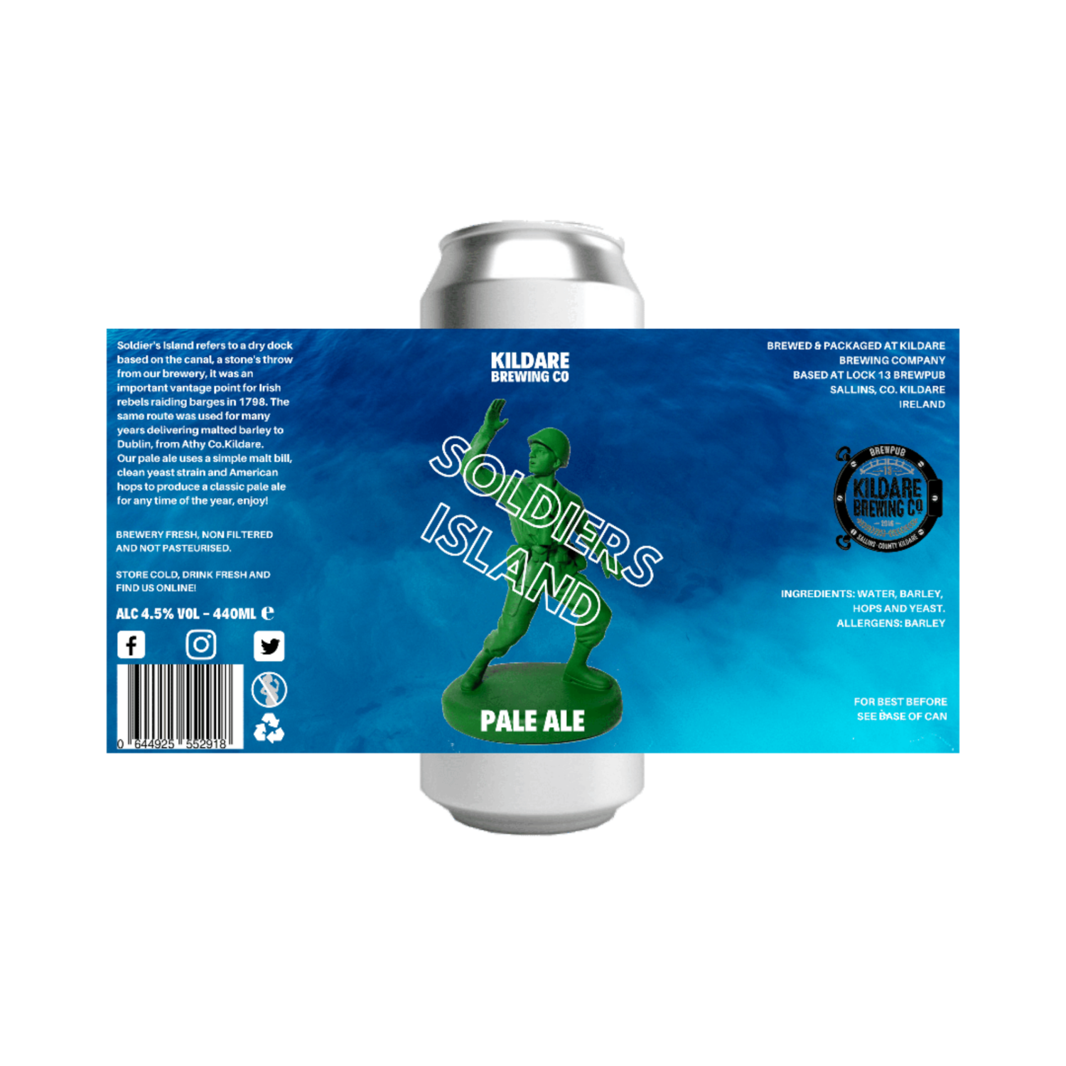 Soldiers Island Pale Ale 4.5% Soldiers Island Pale Ale 4.5%
