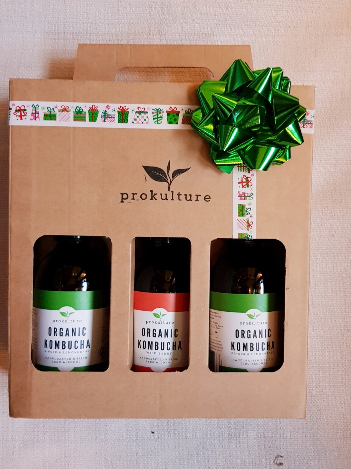ProKulture Organic Kombucha (3 bottles) Gift Pack ProKulture Organic Kombucha (3 bottles) Gift Pack