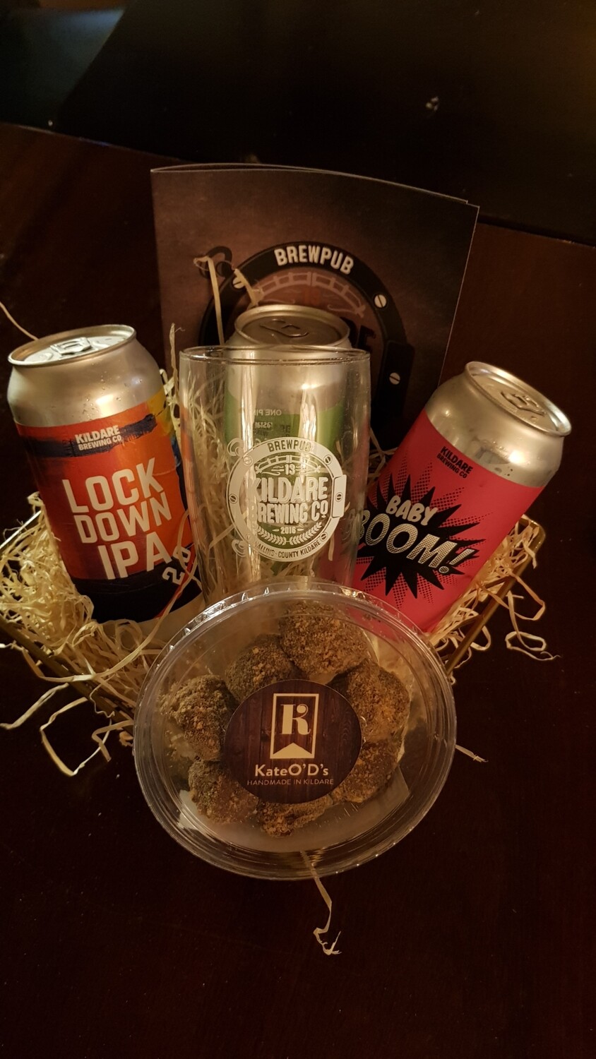 Beer, Pint Glass & Truffle Hamper Beer, Pint Glass & Truffle Hamper
