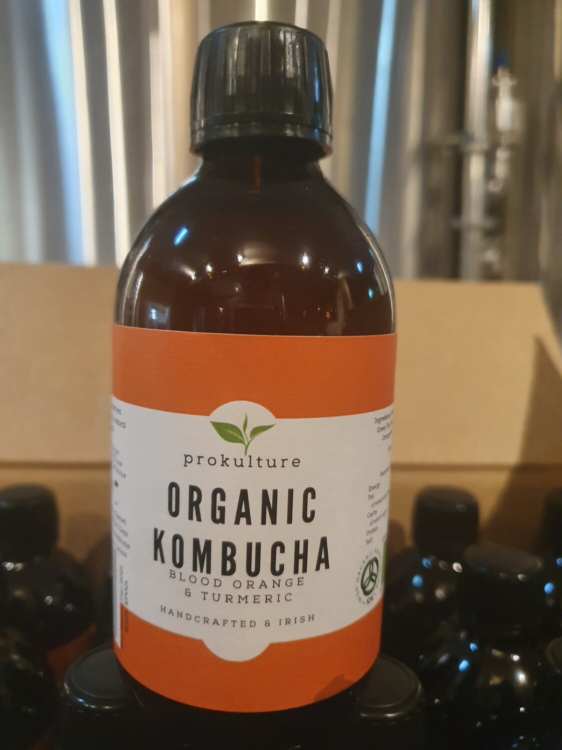 Blood Orange & Turmeric Organic Kombucha 12 Pack Blood Orange & Turmeric Organic Kombucha 12 Pack