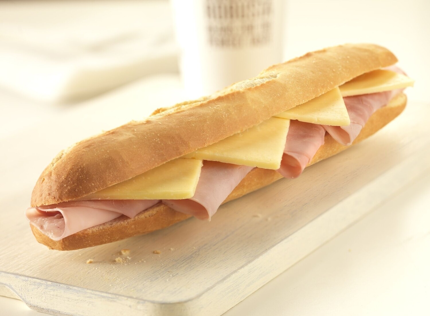 Ham & Cheese Baguette Ham & Cheese Baguette