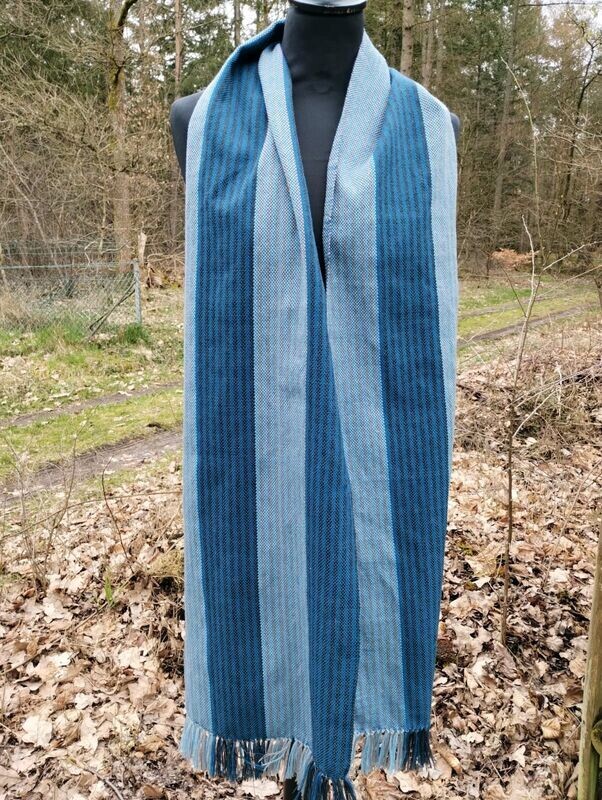 Merinoschal Merinoschal "Hauke" petrol-blau-grau
