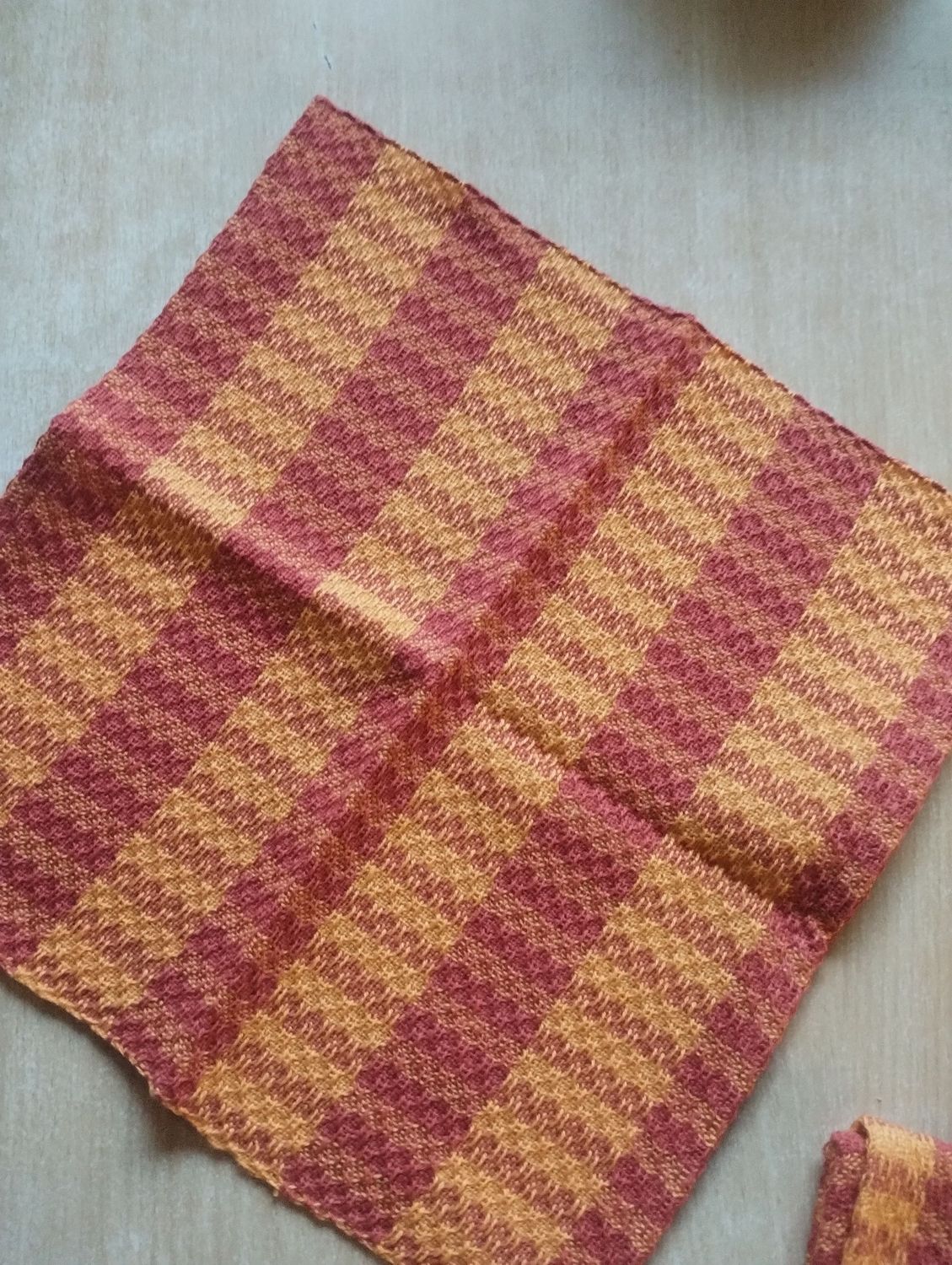 Waschtuch/Reinigungstuch/Abwaschlappen gorange-rot