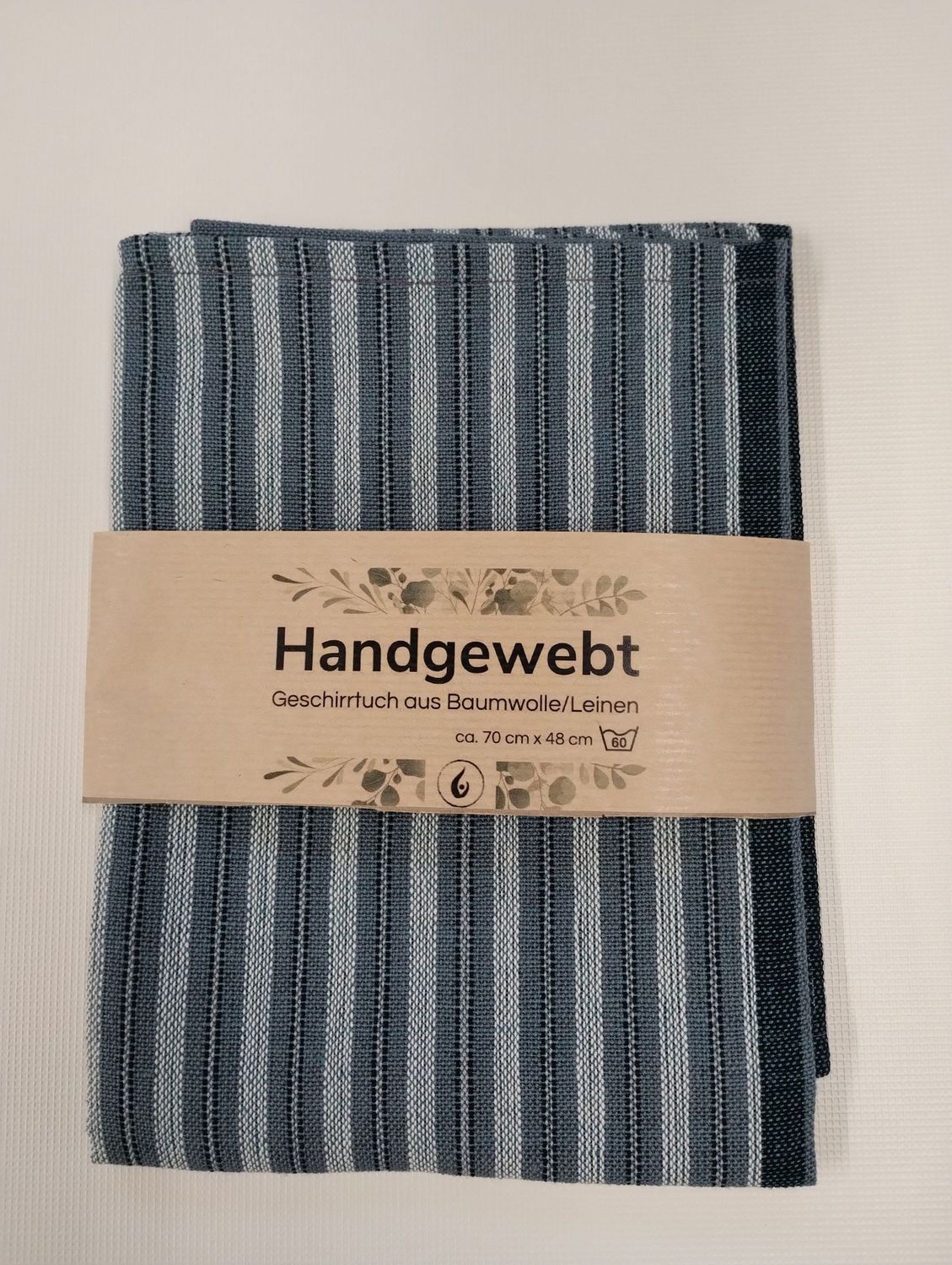 Geschirrtuch "five shades of grey with petrol"