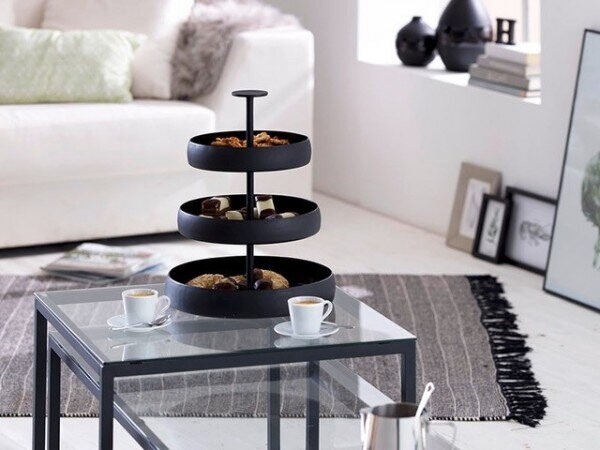 Etagere Negretto Metall schwarz