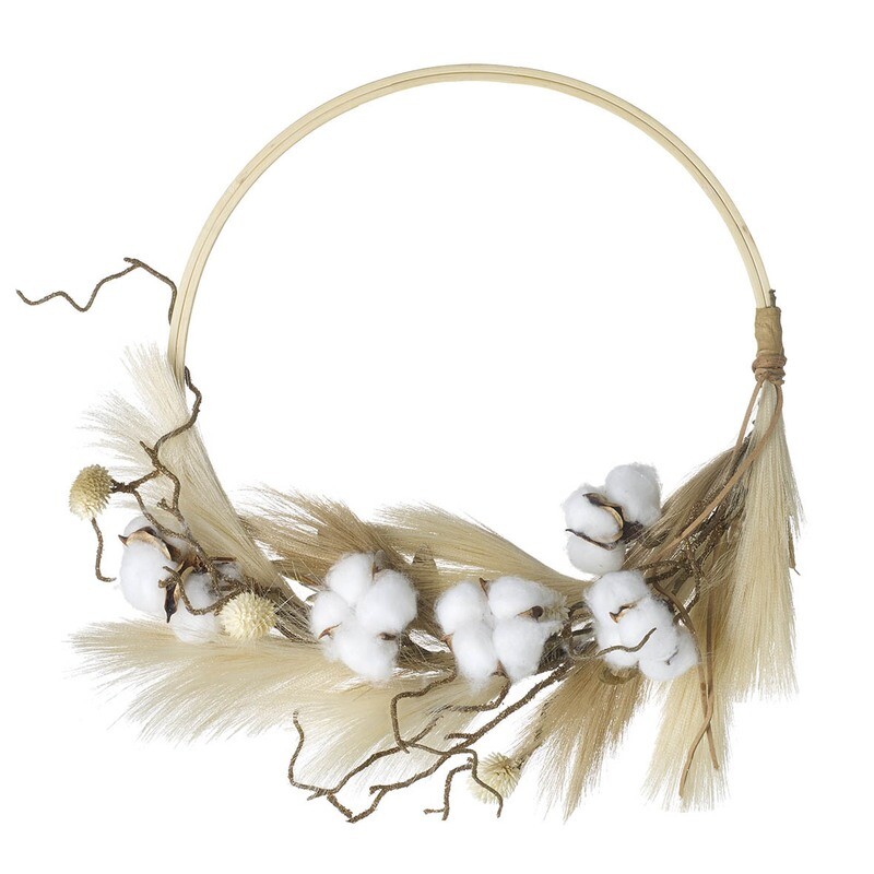 Wandobjekt Ring Florals natur