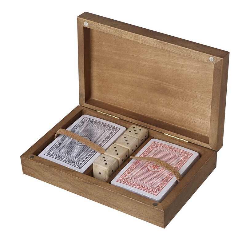 Karten Cards in Holzbox