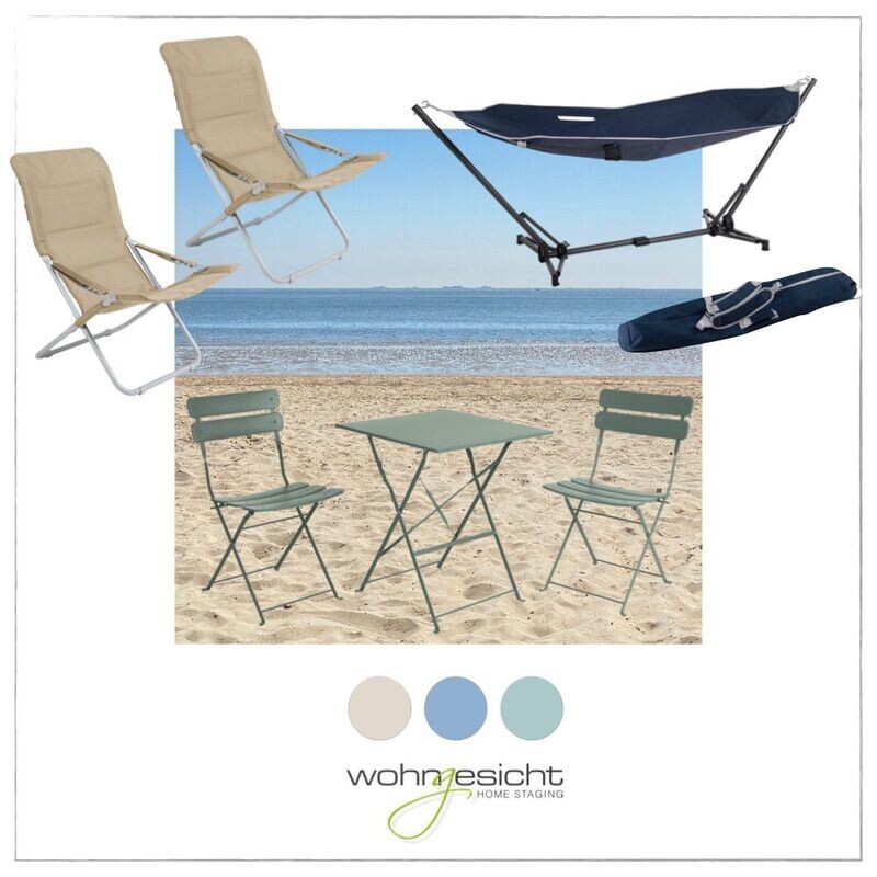 Outdoor-Möbel-Set klappbar